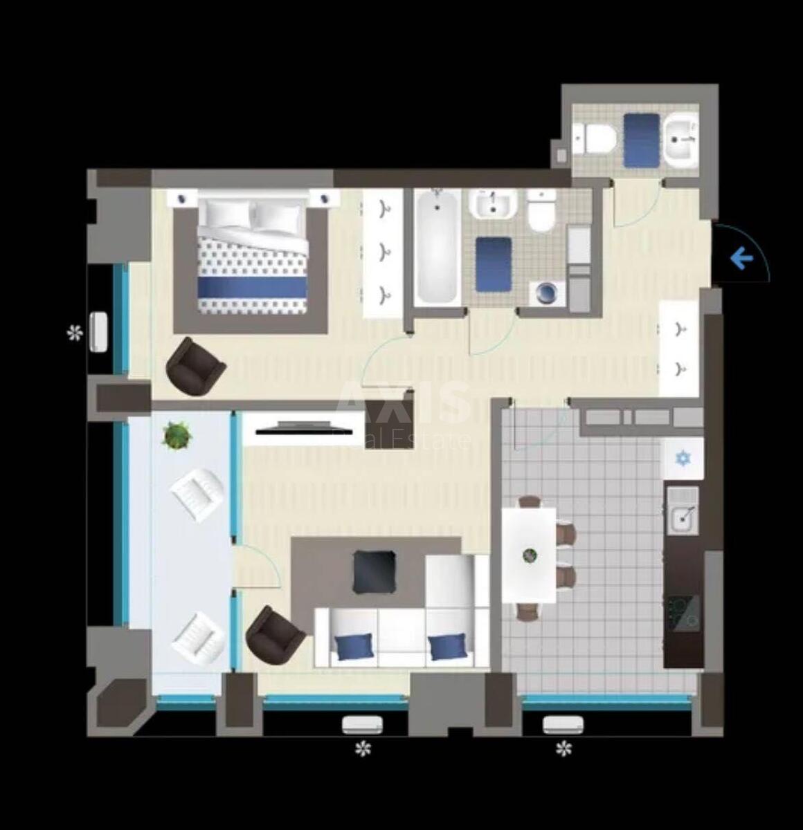 2k apartment vul. Zarichna 16574462