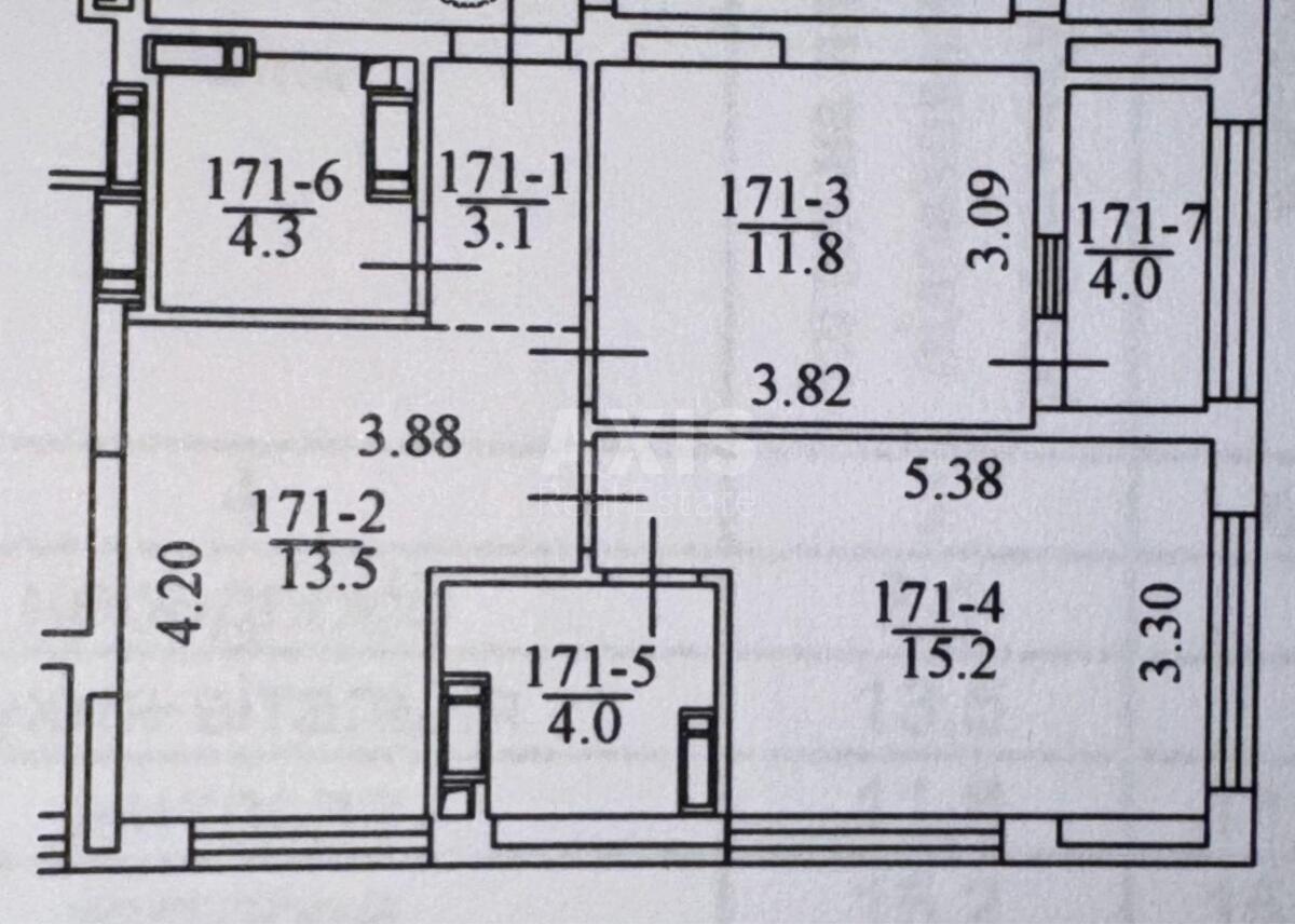 2k apartment vul. Vavylovyh 9576079