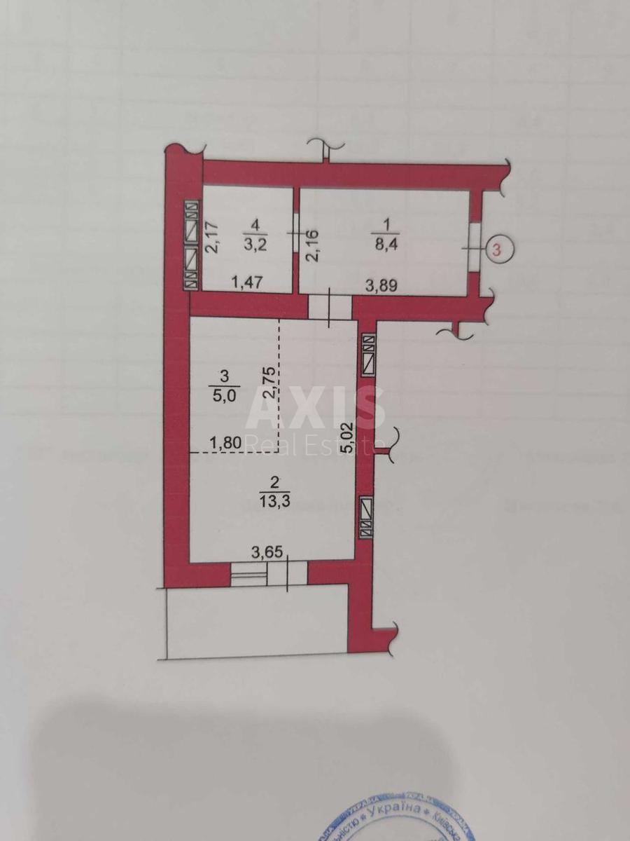 1k apartment vul. Zabolotnogo Akademika 1485