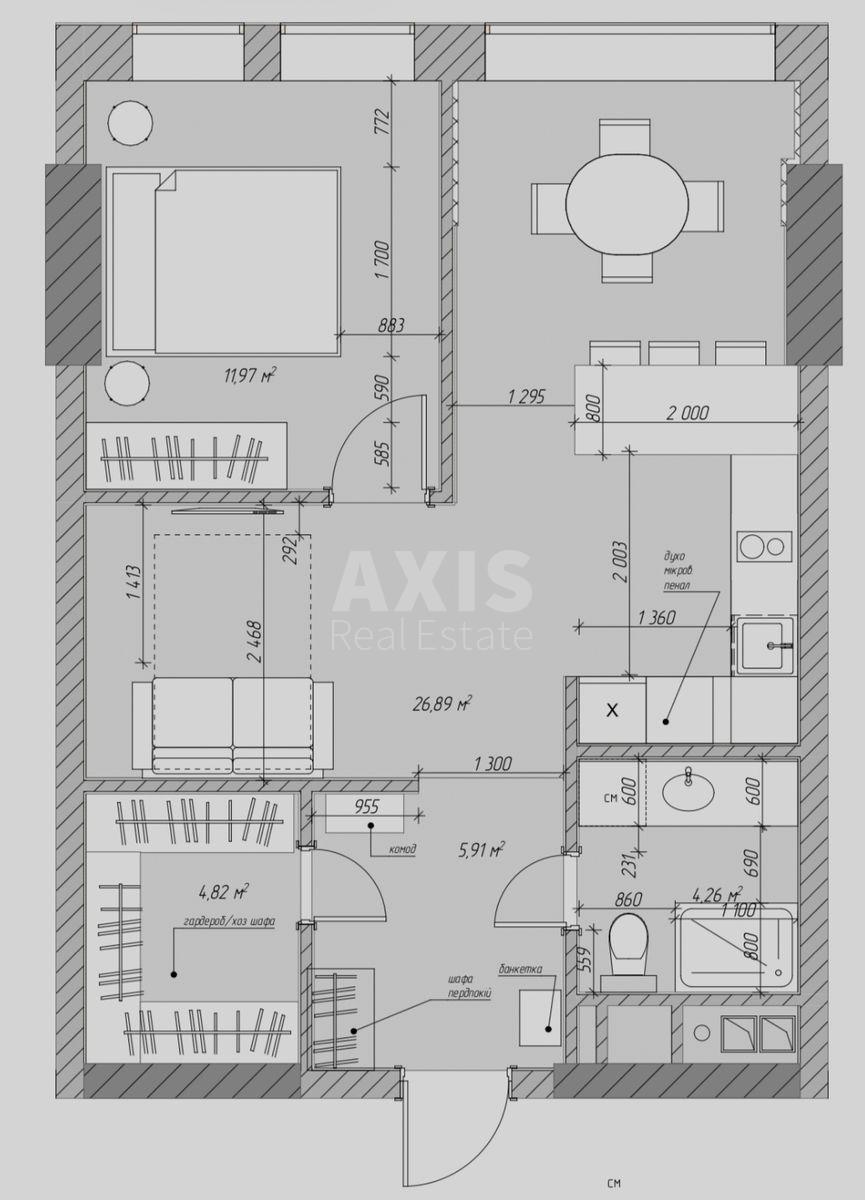 2k apartment pr-t Peremogy 11Б5