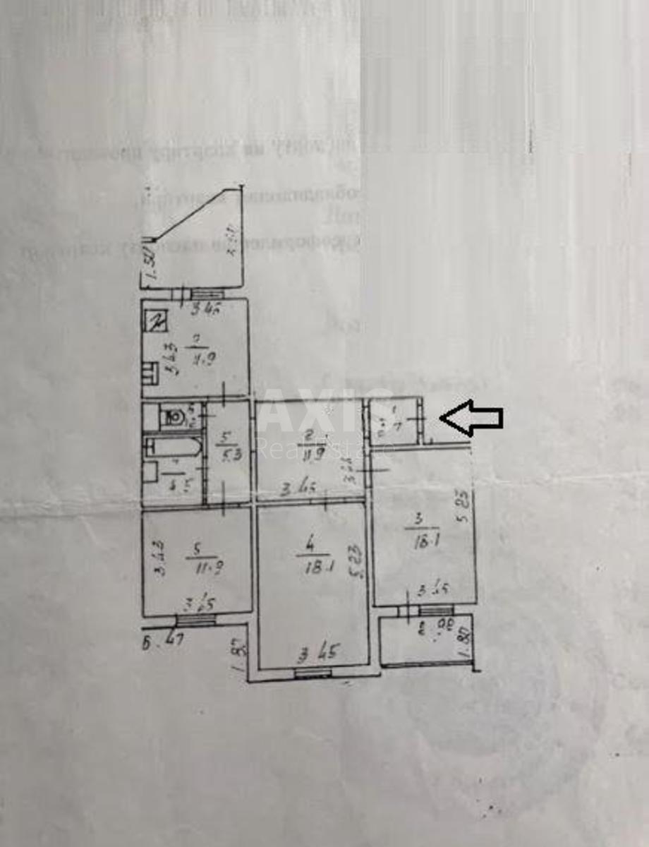 3k apartment pr-t Grygorenka Petra 58