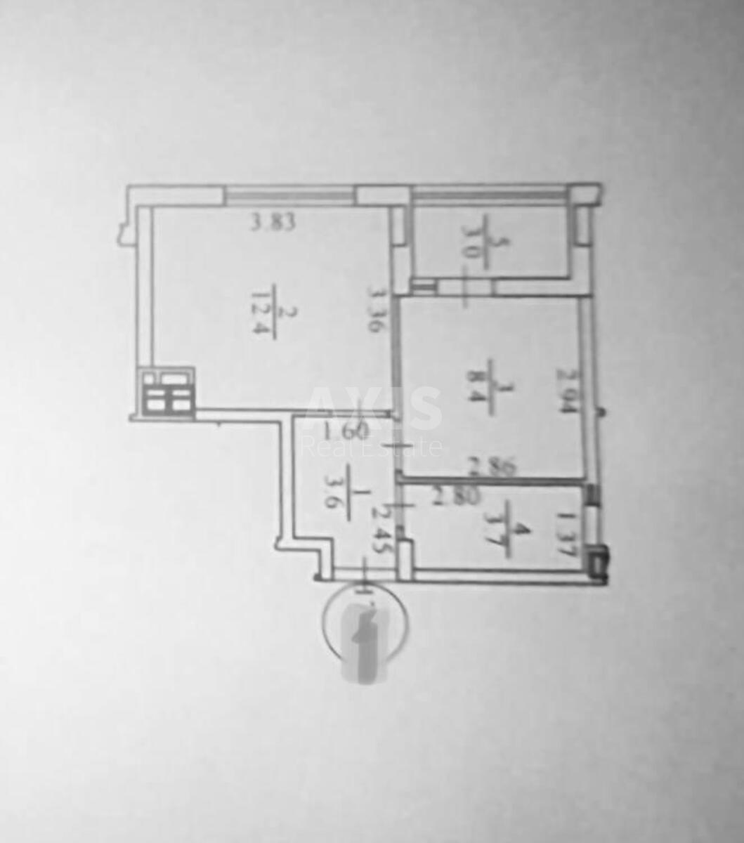 1k apartment vul. Saljutna 2Б1