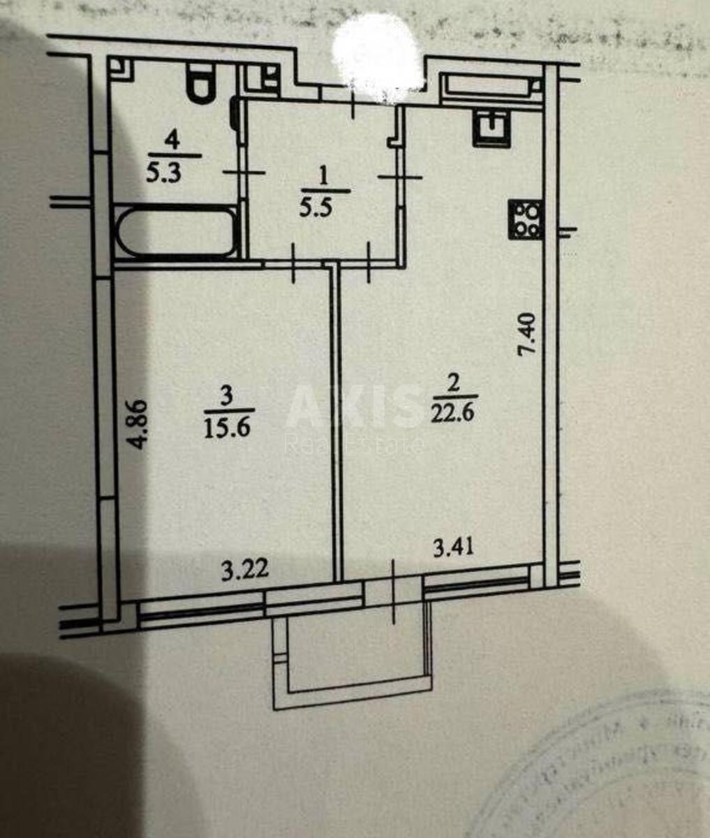 1к квартира ул. Осокорская 2А574470