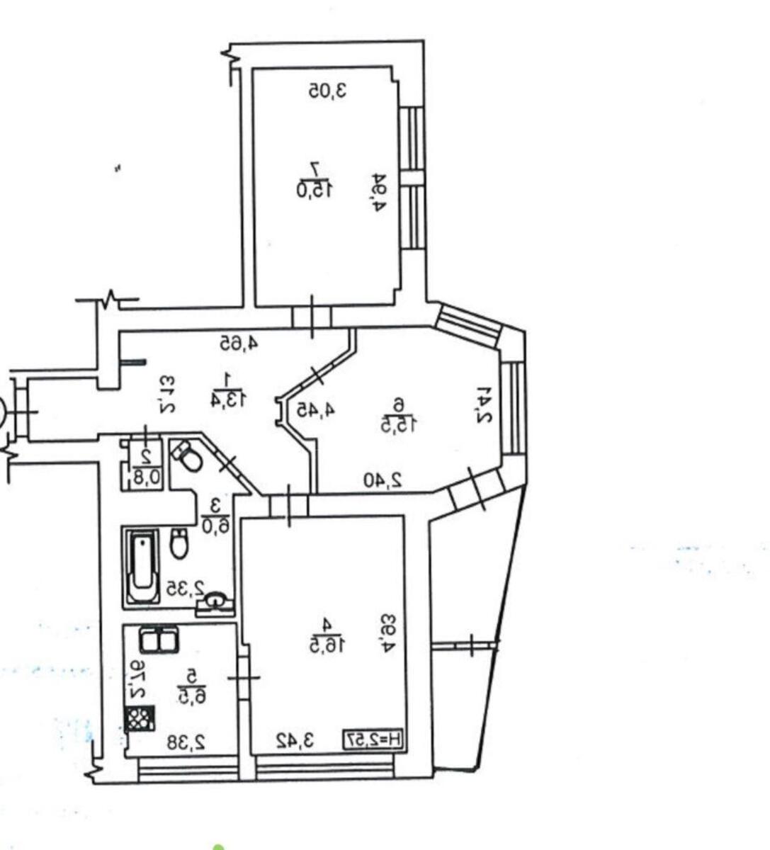 3k apartment prov. Vynogradnyj 1/115803412
