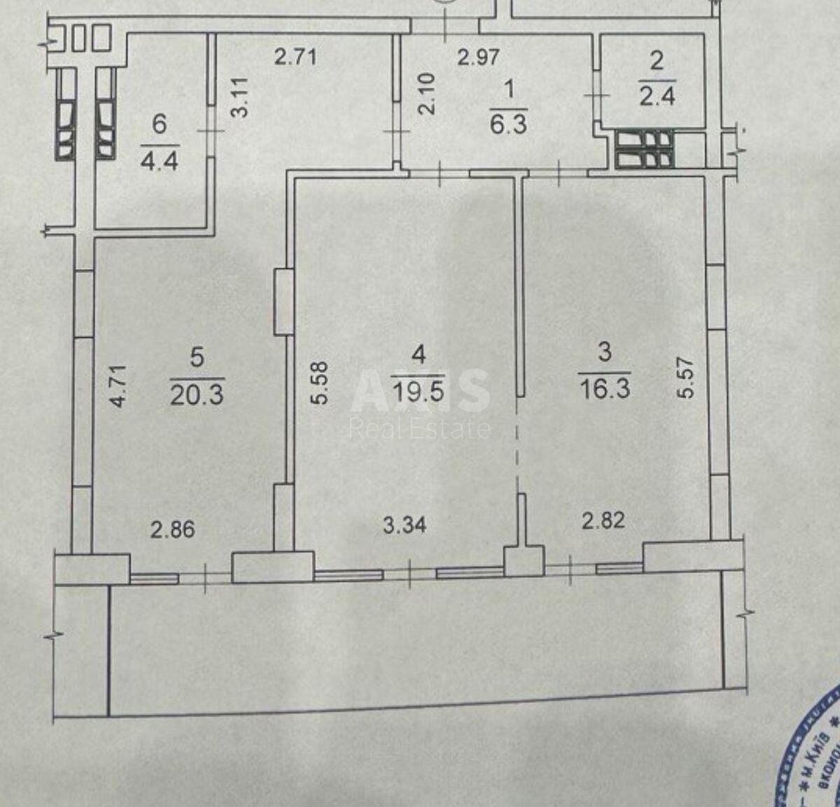 2k apartment pr-t Peremogy 425806614