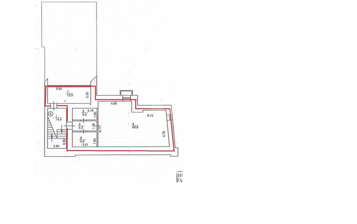 Trade object vul. Patorzhyns'kogo 4, 88m2607281