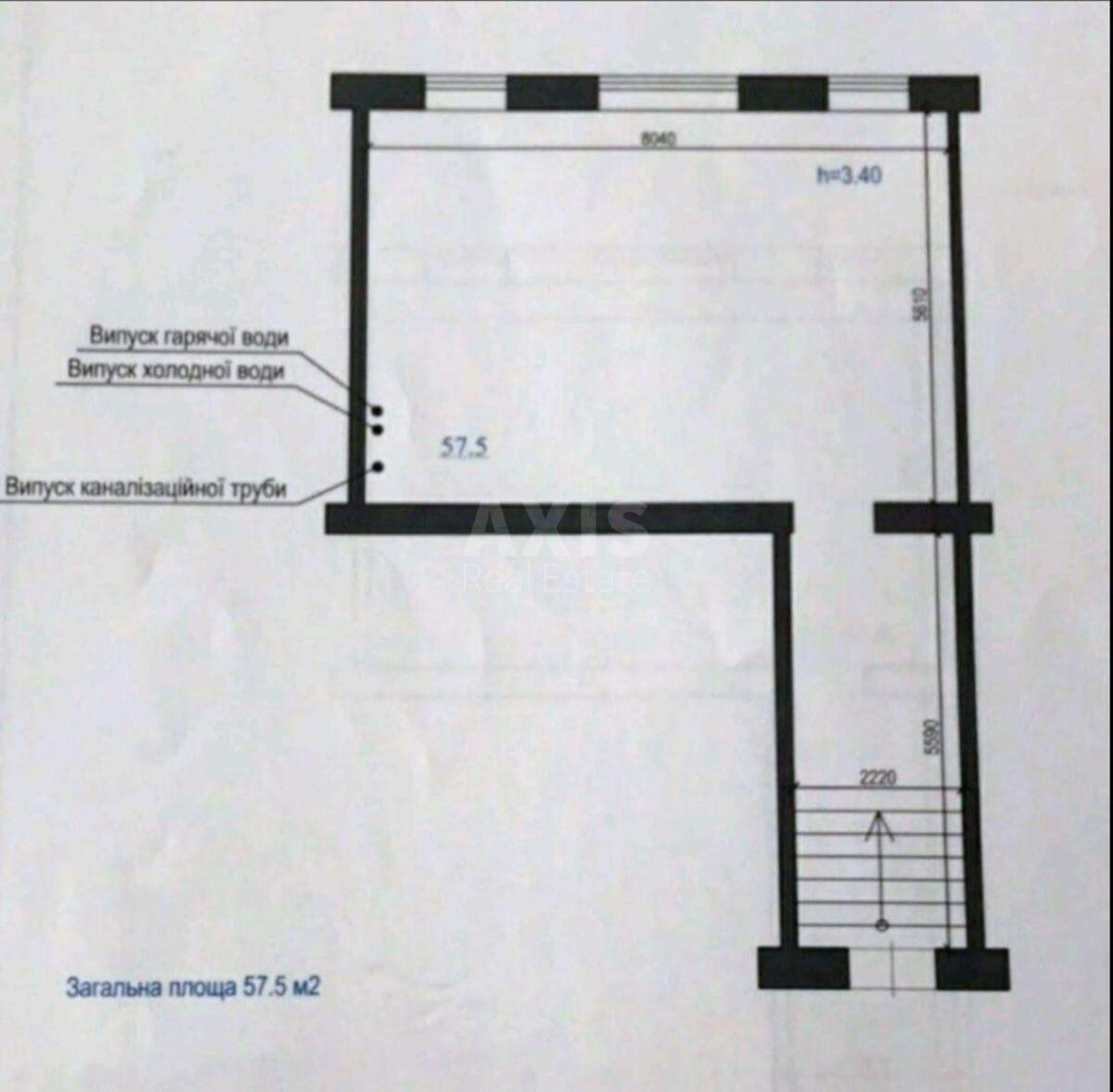 Trade object vul. Antonova Aviakonstruktora 10, 56m2576632