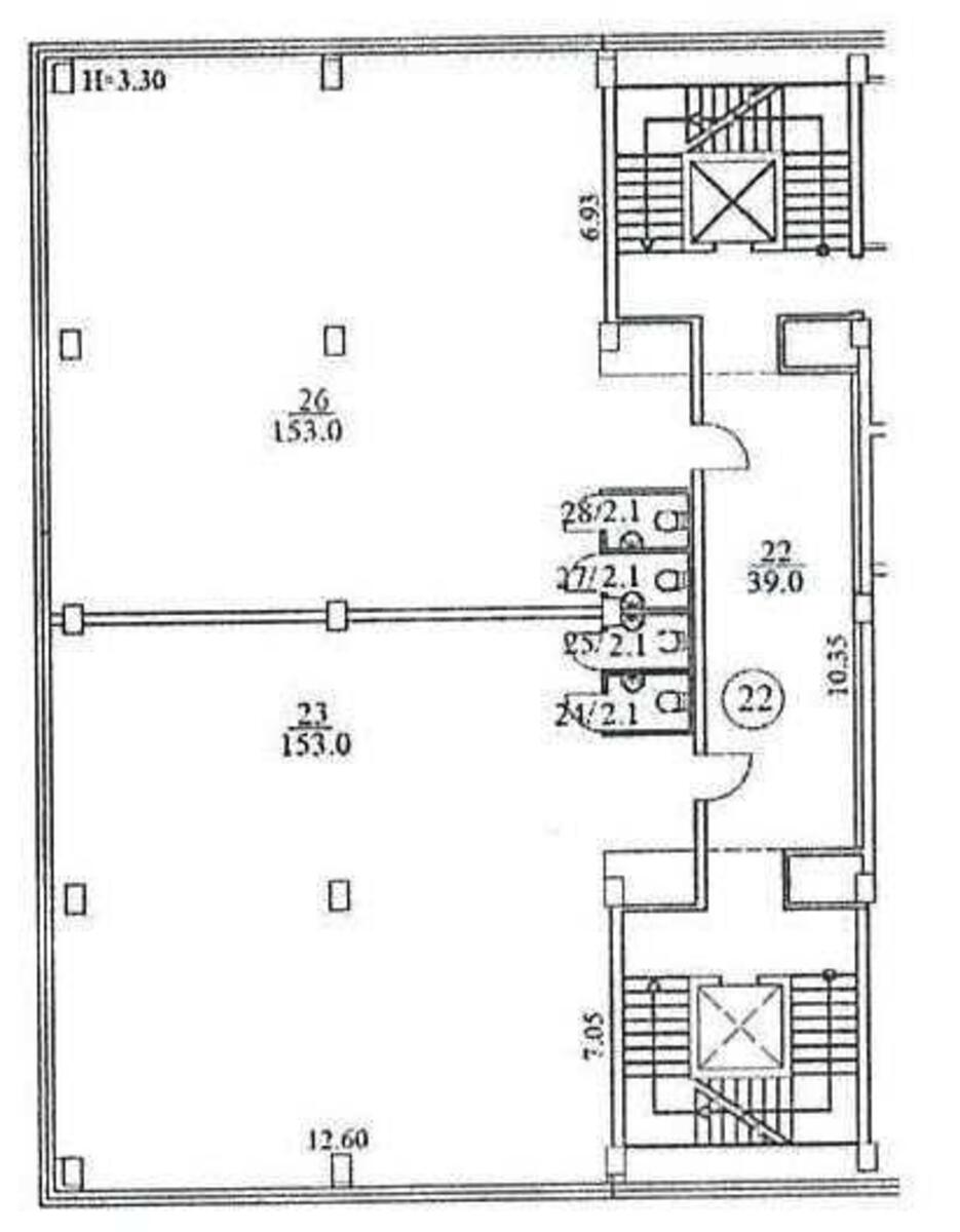 Office vul. Pivnichno-Syrec'ka 1/3, 180m23