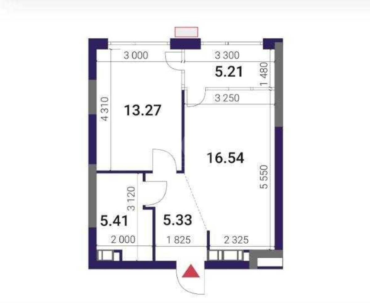 1k apartment vul. Prychal'na 1013
