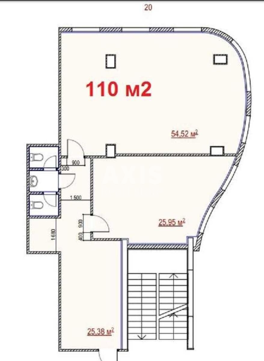 Office uzviz Voznesens'kyj 23, 110m25989114