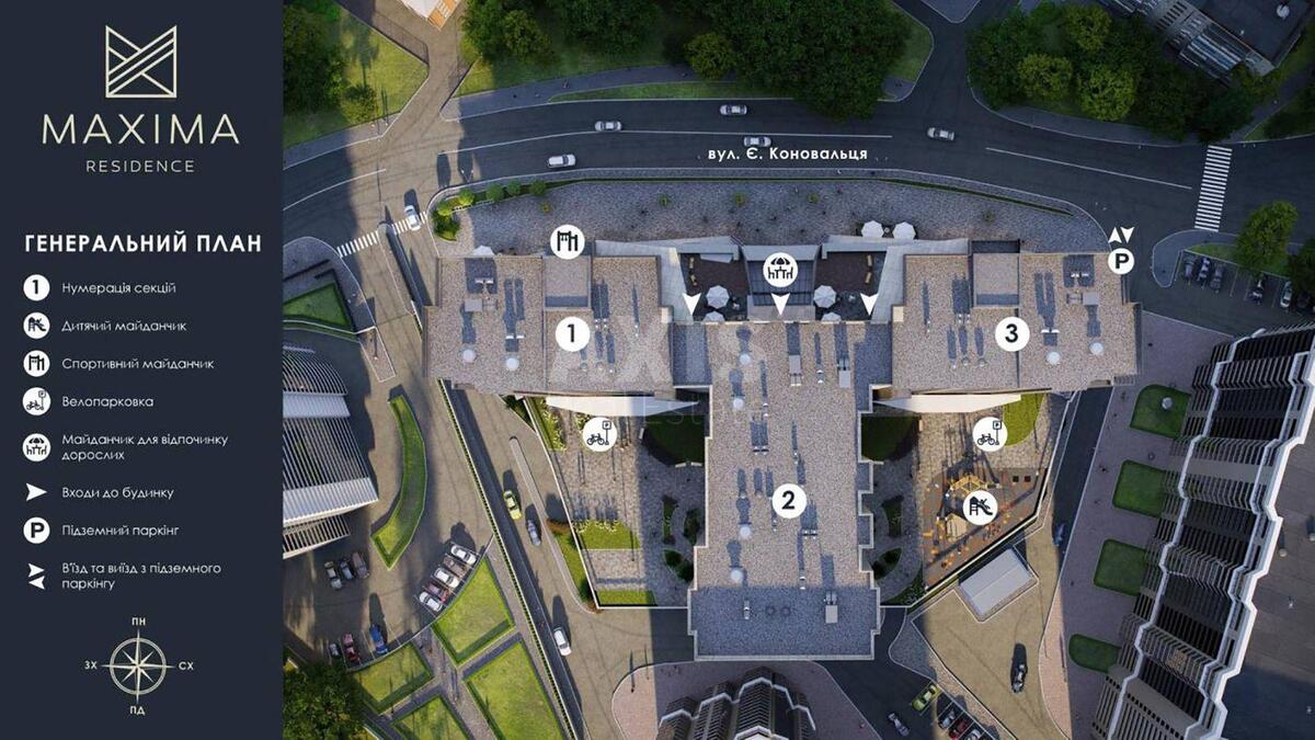 Office vul. Jevgena Konoval'cja 30, 180m23