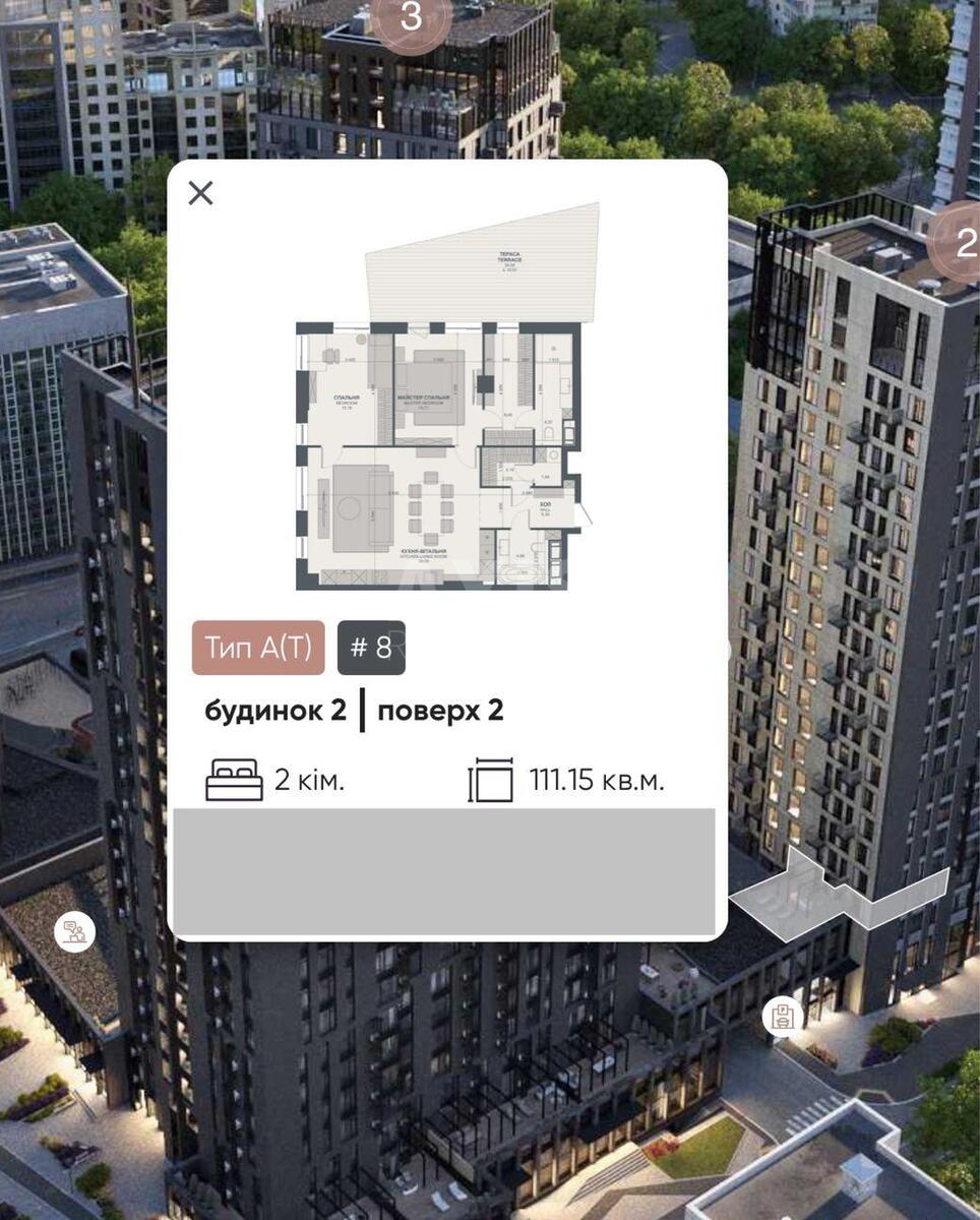 3k apartment vul. Barbjusa Anri 39/21