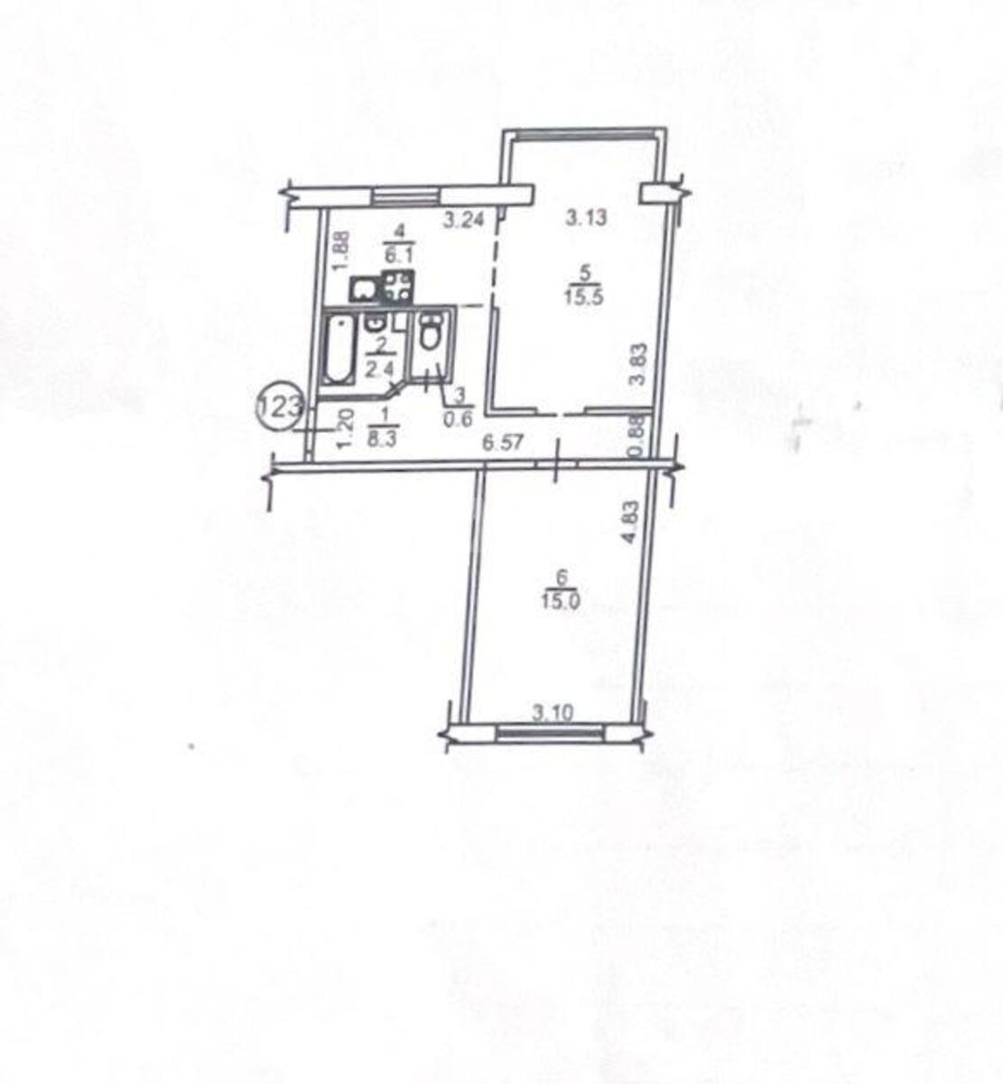 2k apartment vul. Danyla Shherbakivs'kogo 4913
