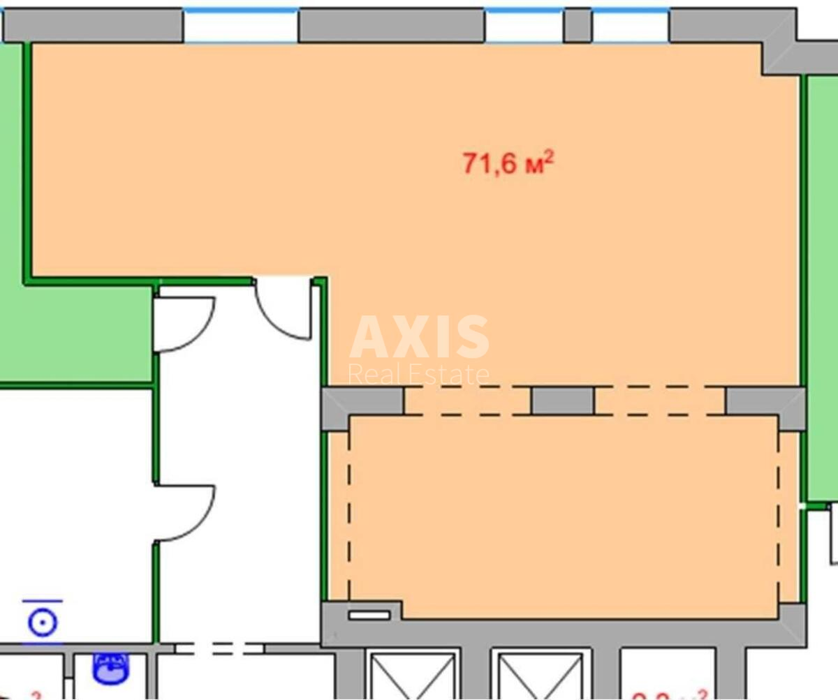 Office vul. Vozdvyzhens'ka 45, 84m2541824