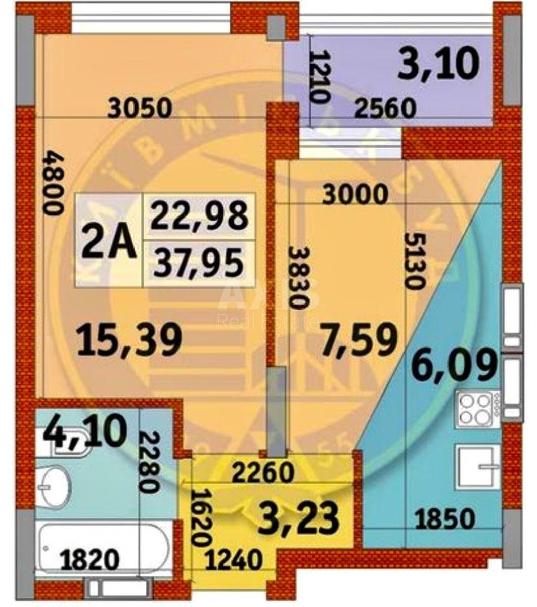 1k apartment vul. Kvitky Cisyk 345