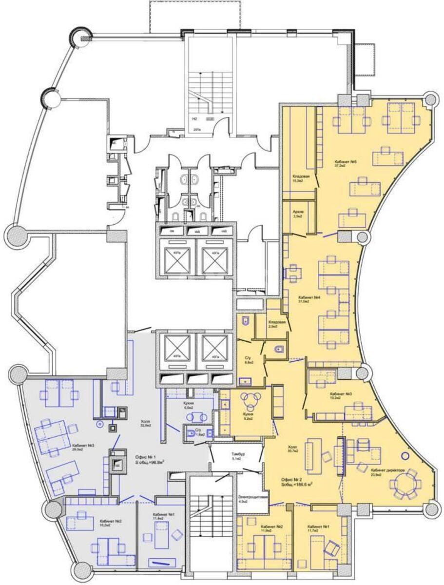 Office uzv. Klovs'kyj 7А, 300m2576384