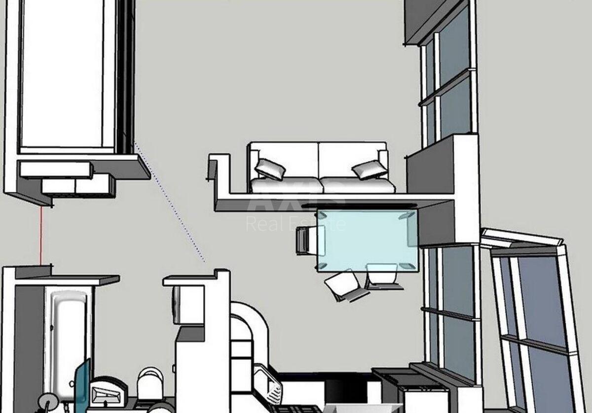 1k apartment vul. Vyshnjakivs'ka 26211410
