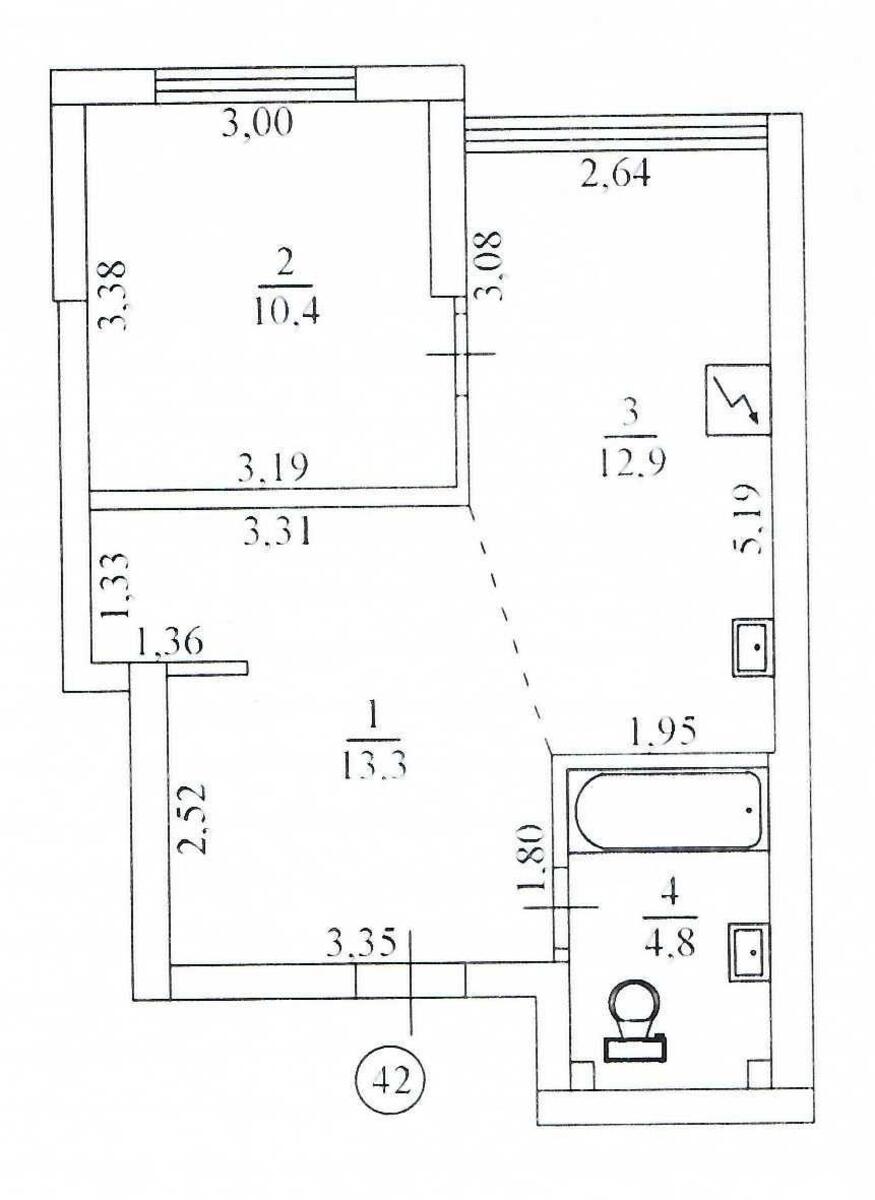 1к квартира ул. Радченко Петра 276360713