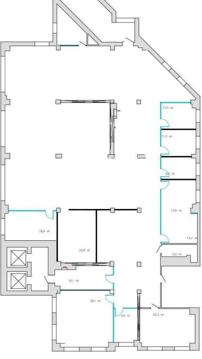 Office vul. Degtjarivs'ka 27Т, 666m2592564