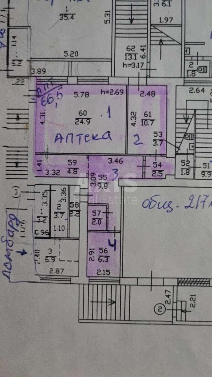 Trade object vul. Verbyc'kogo Arhitektora 32А, 61m2616802