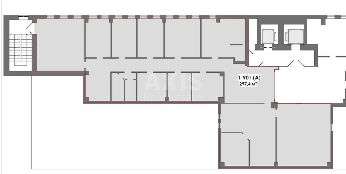 Office vul. Geroi'v Kosmosu 4, 290m2581134