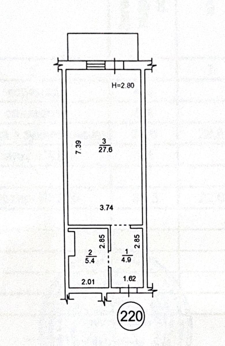 1k apartment vul. Myhajla Maksymovycha 24Б7