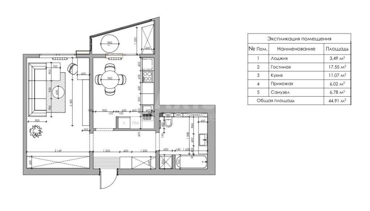 1k apartment vul. Revuc'kogo 48387526
