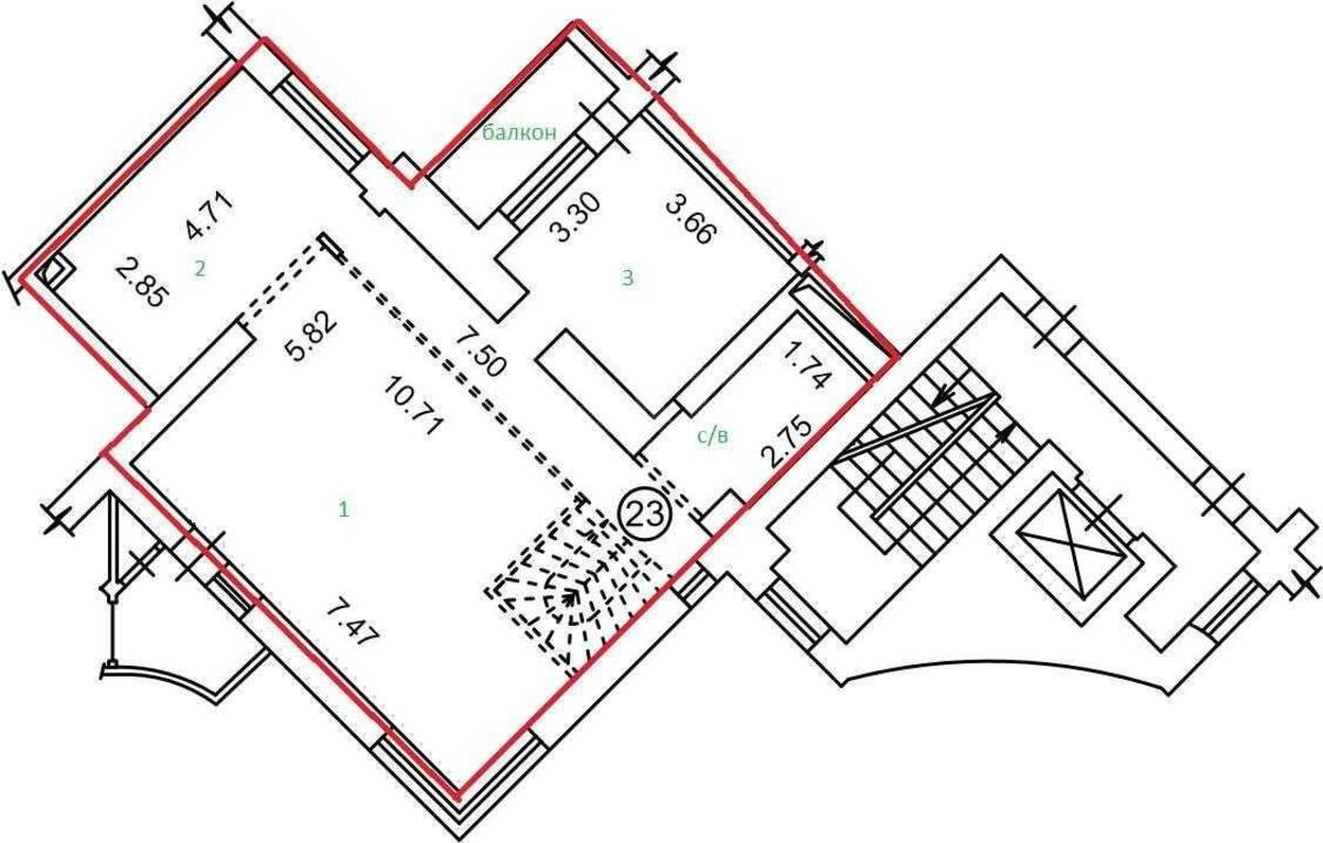 Office vul. Velyka Vasyl'kivs'ka 9/2, 167m211
