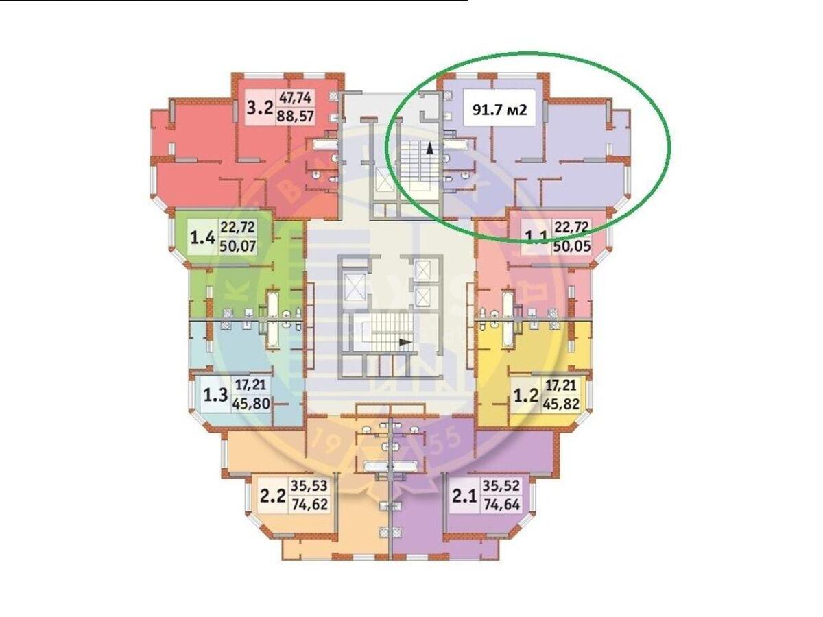 3k apartment vul. Kutuzova 183
