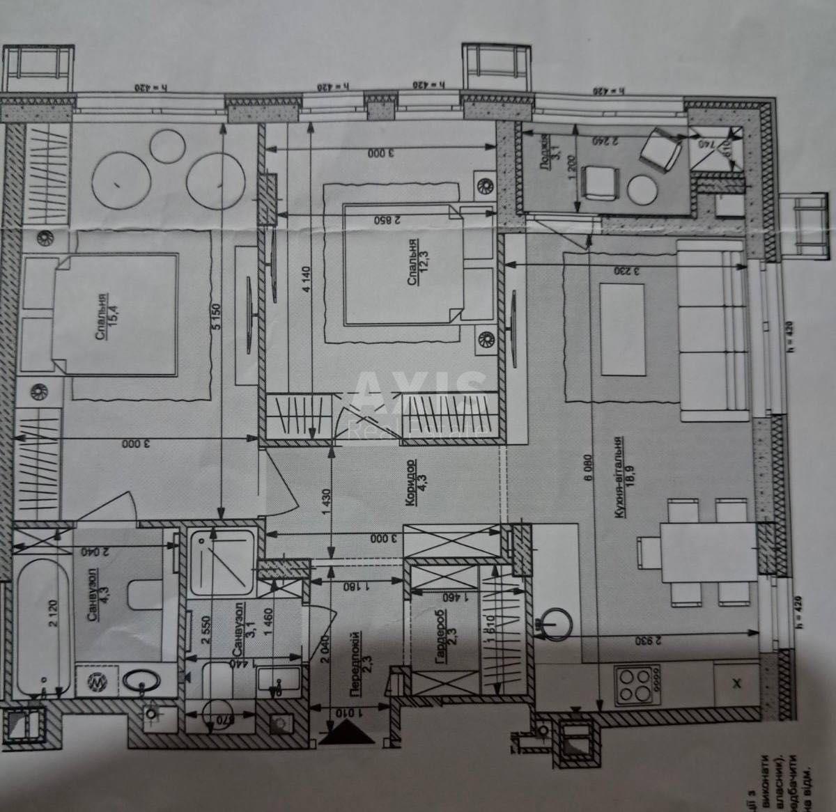 2k apartment vul. Saljutna 2Б5919112
