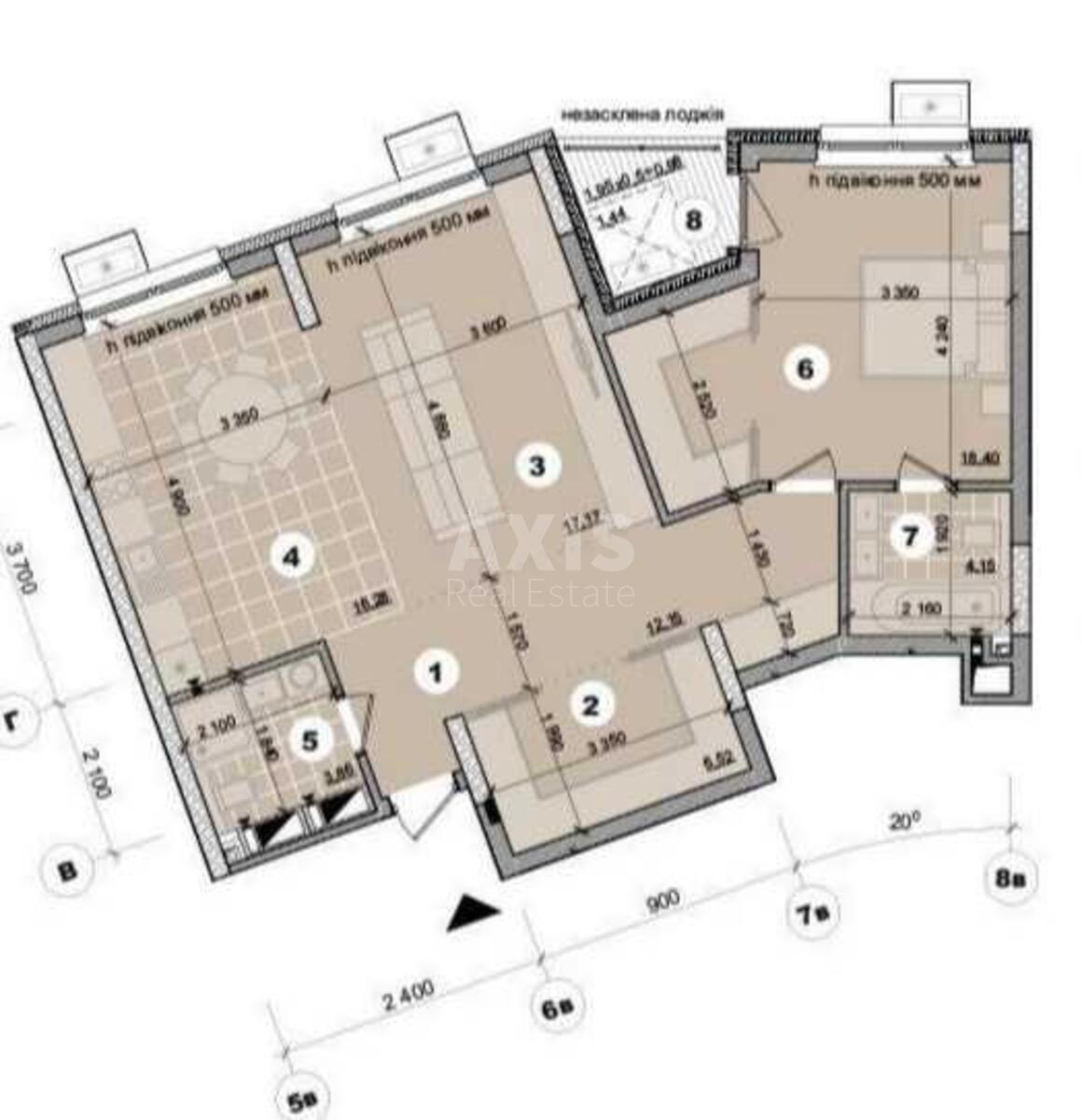 2k apartment vul. Sagajdaka Stepana 101Ш608645