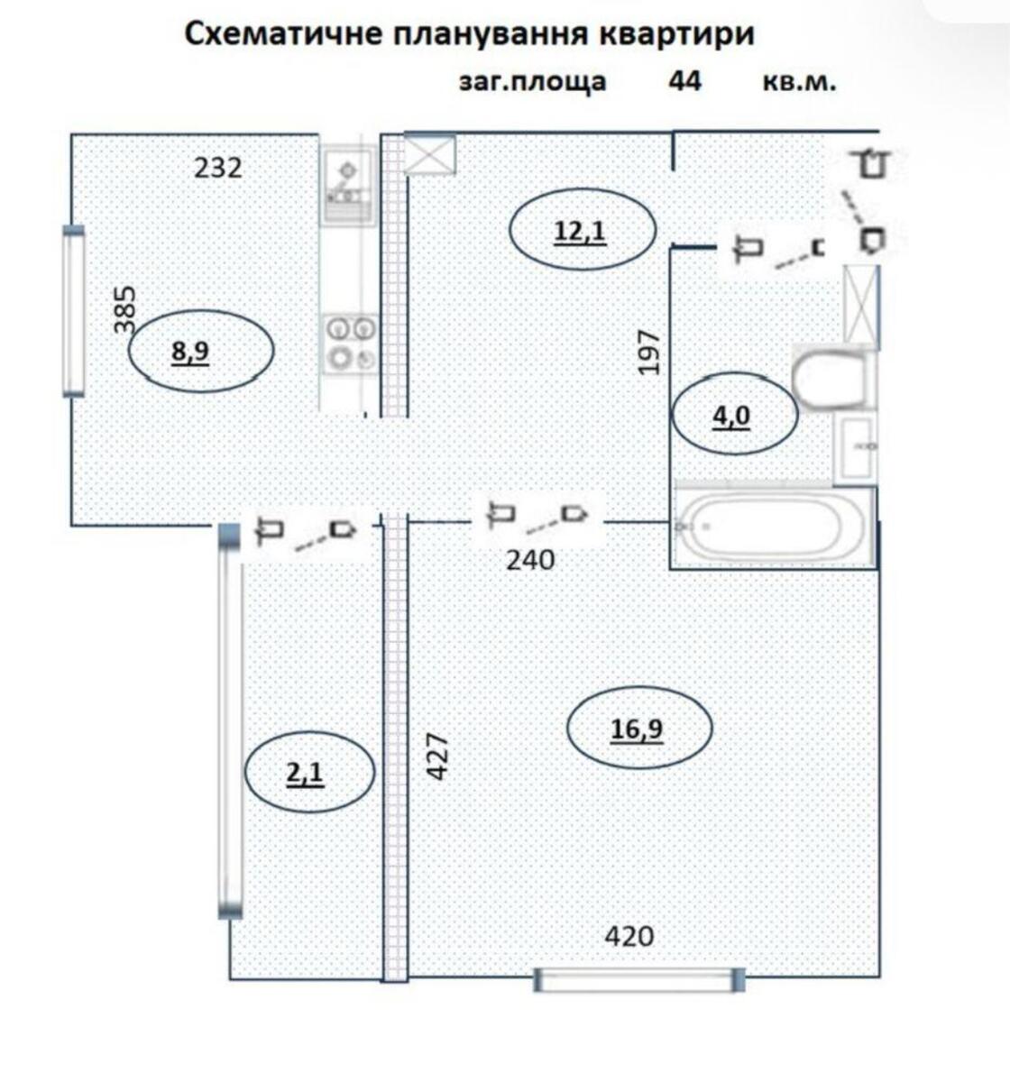 1k apartment vul. Tymoshenka Marshala 2М580677