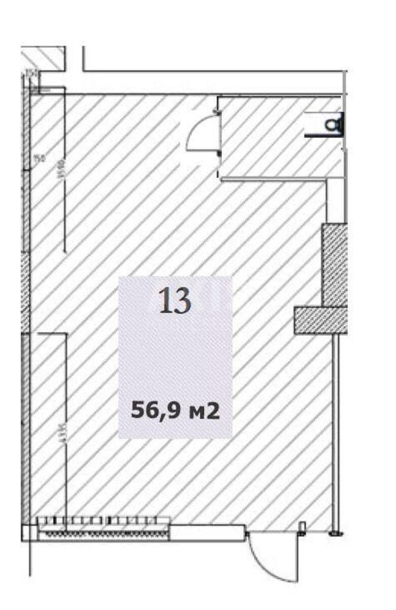 Объект торговли пр-т Победы 20, 97м21