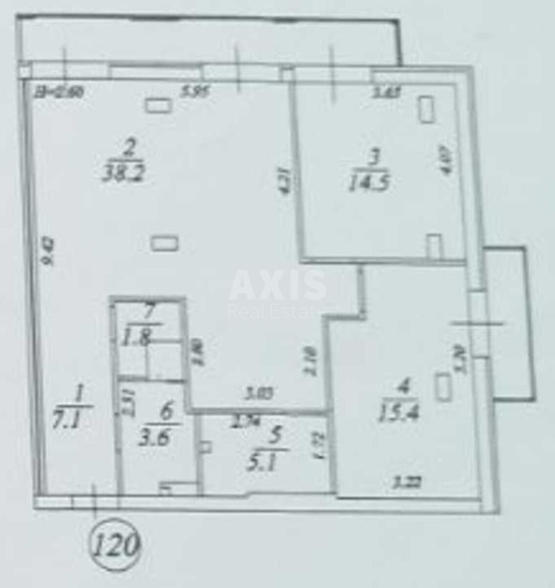 3k apartment vul. Nyzhnij Val 27/294