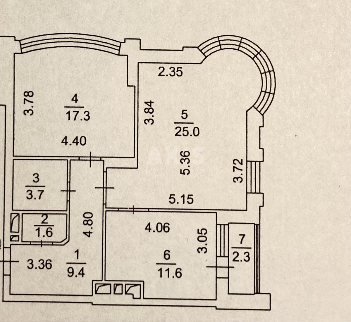 2k apartment nab. Dniprovs'ka 2614