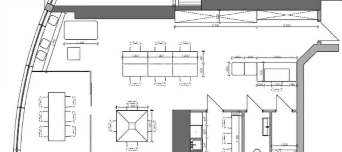 Office uzv. Klovs'kyj 7, 100m210