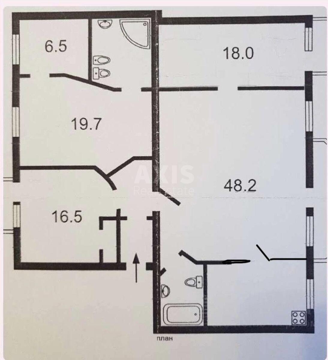 4k apartment vul. Grushevs'kogo Myhajla 34/16