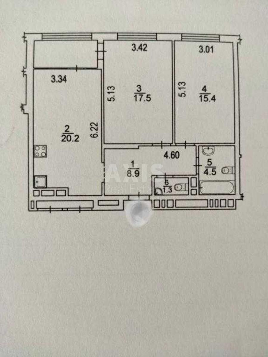 2k apartment vul. Sverstjuka Jevgena 47