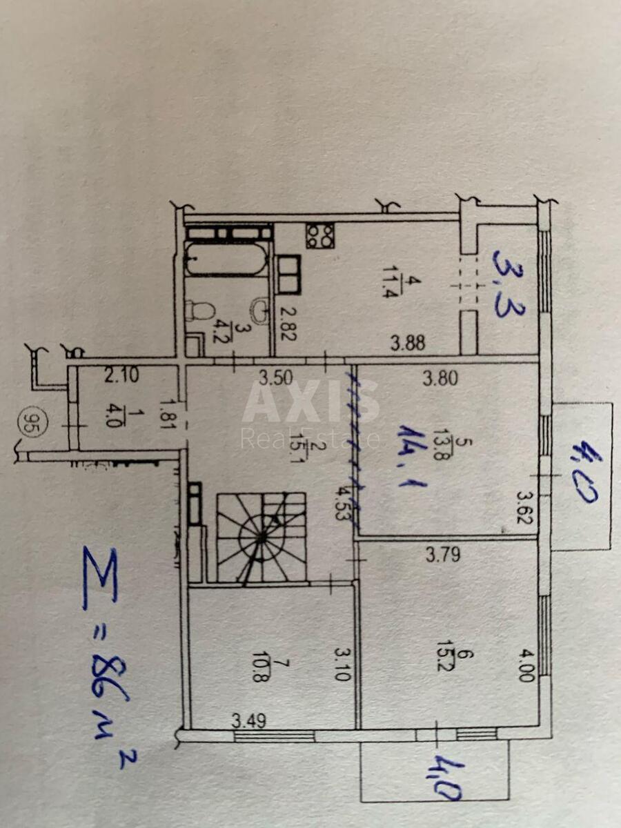 Office vul. Myhajla Maksymovycha 24, 155m28
