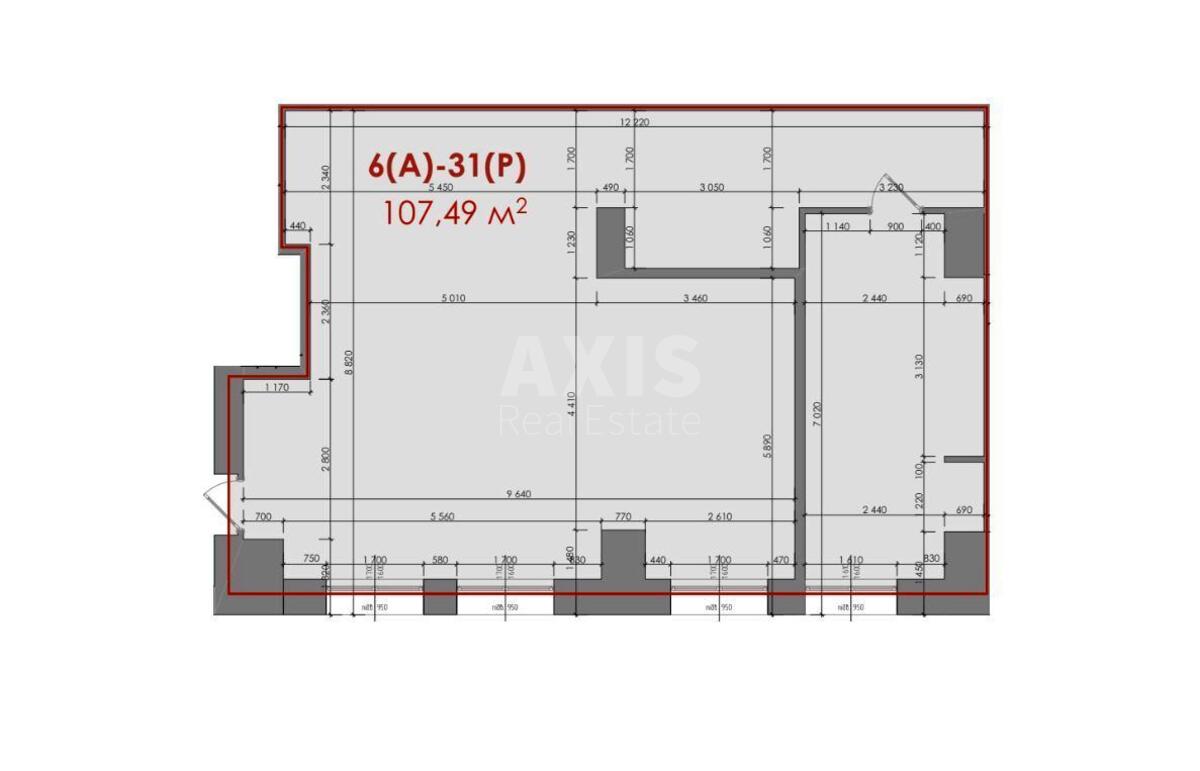 Office vul. Pymonenka Mykoly 13, 107m2609634