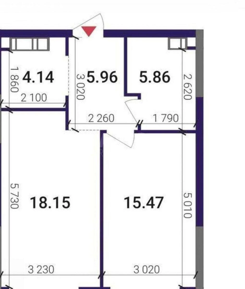 1k apartment vul. Prychal'na 10627277