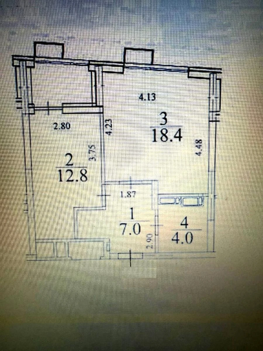 1k apartment vul. Sholudenka 307044422