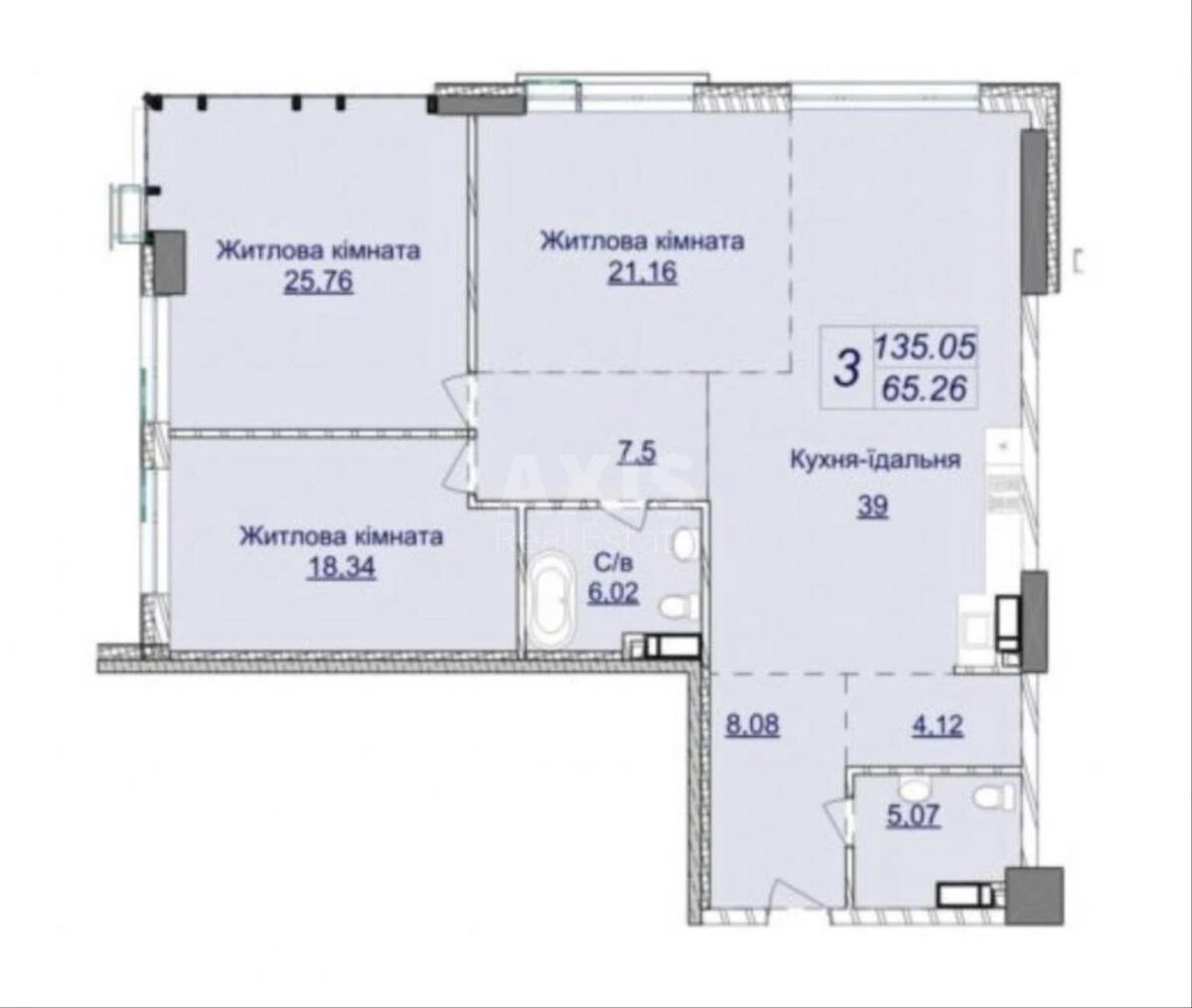 3k apartment vul. Andriya Verkhohlyada 18686927