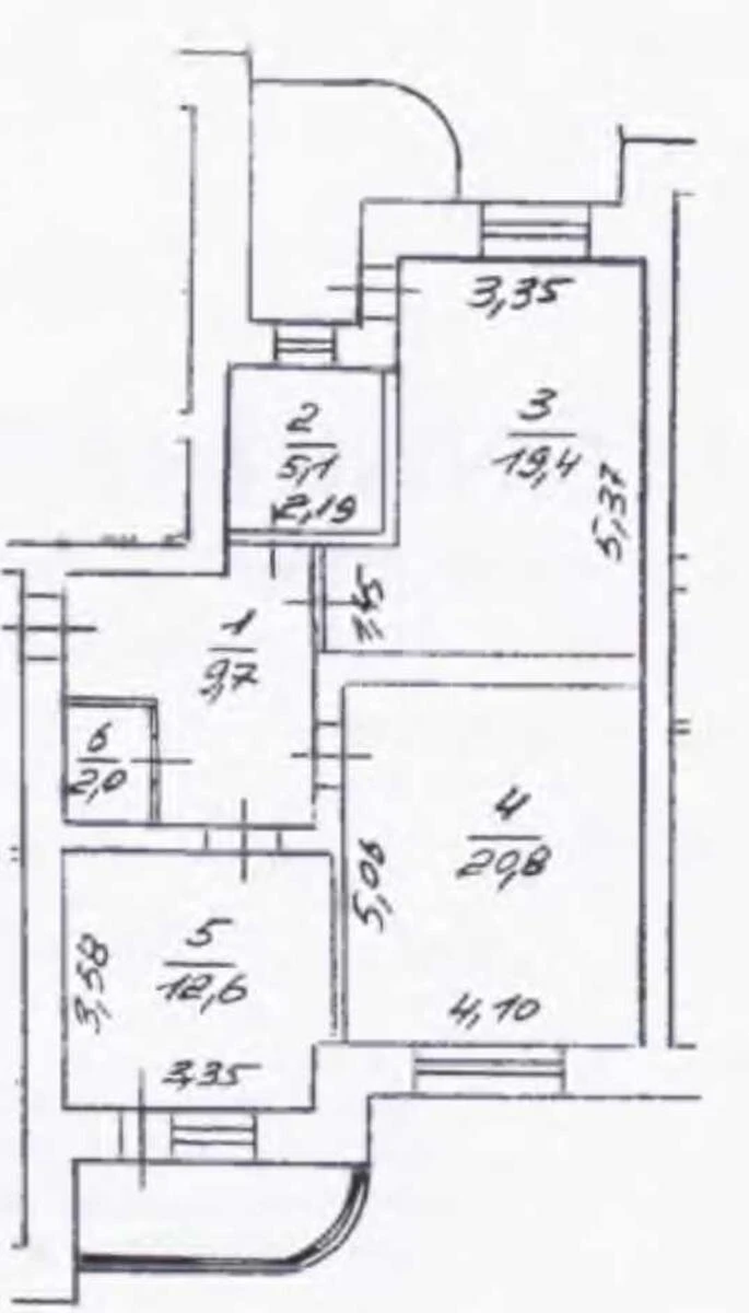 2k apartment vul. Donec'ka 37/19685737