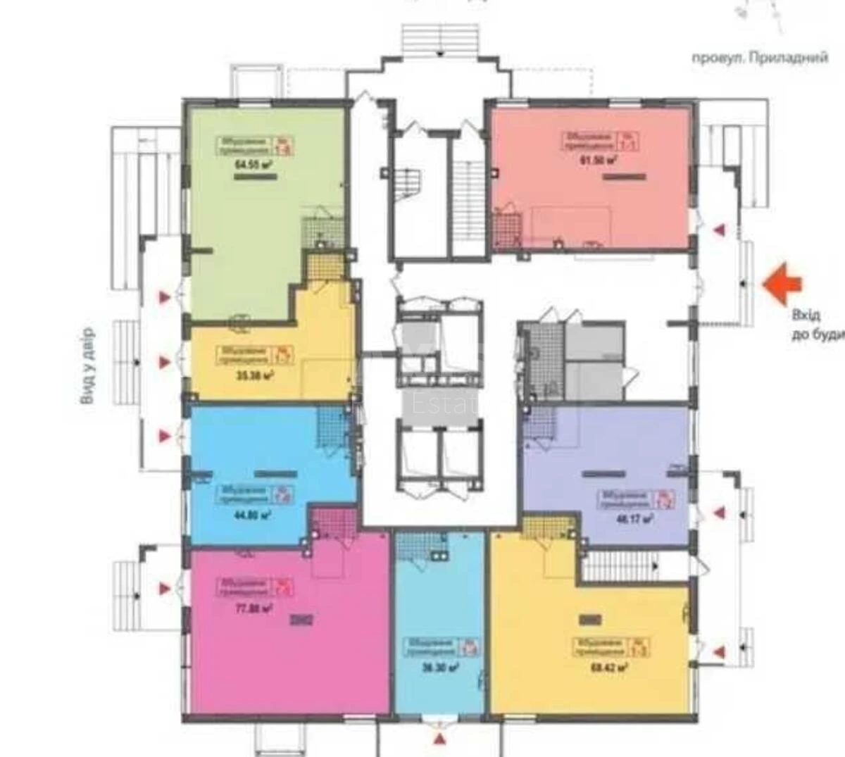 Trade object prov. Pryladnyj 10, 36m2675624