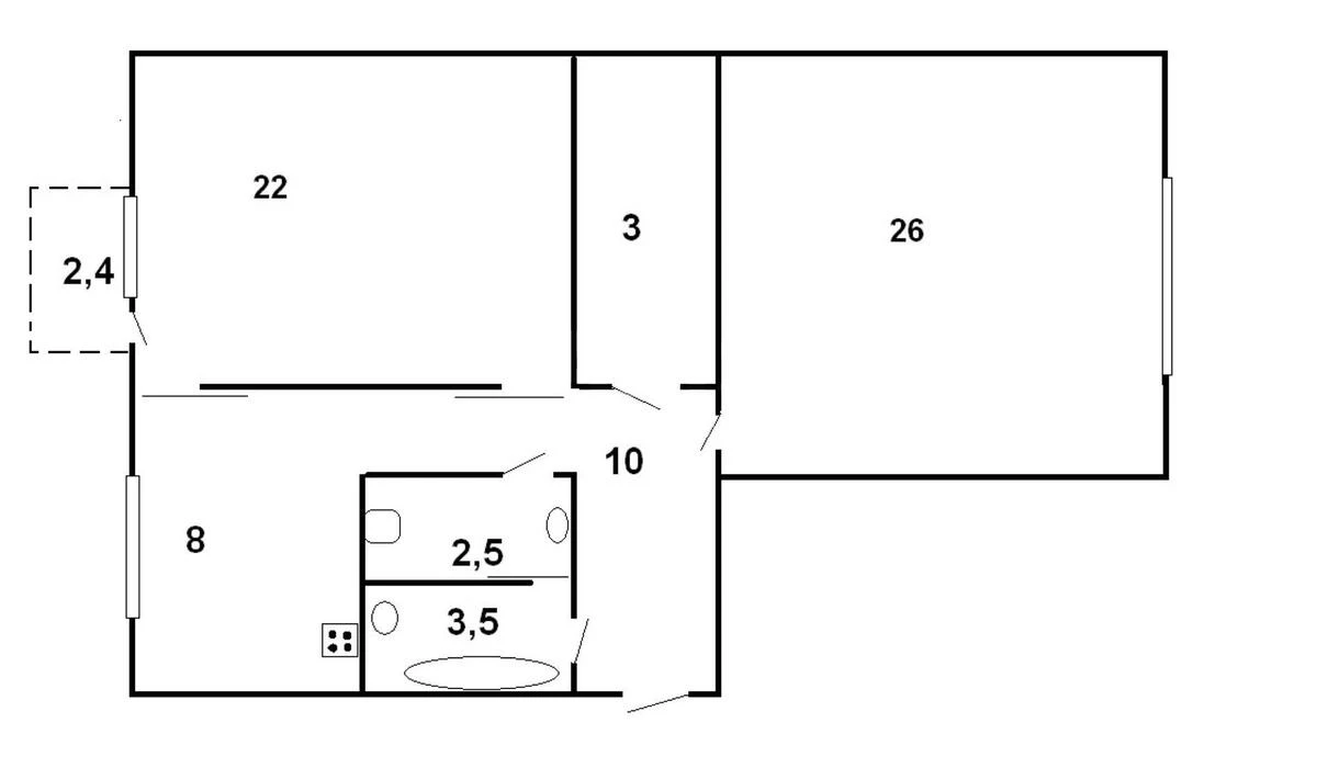 Office bul. Shevchenka Tarasa 6, 70m2710265