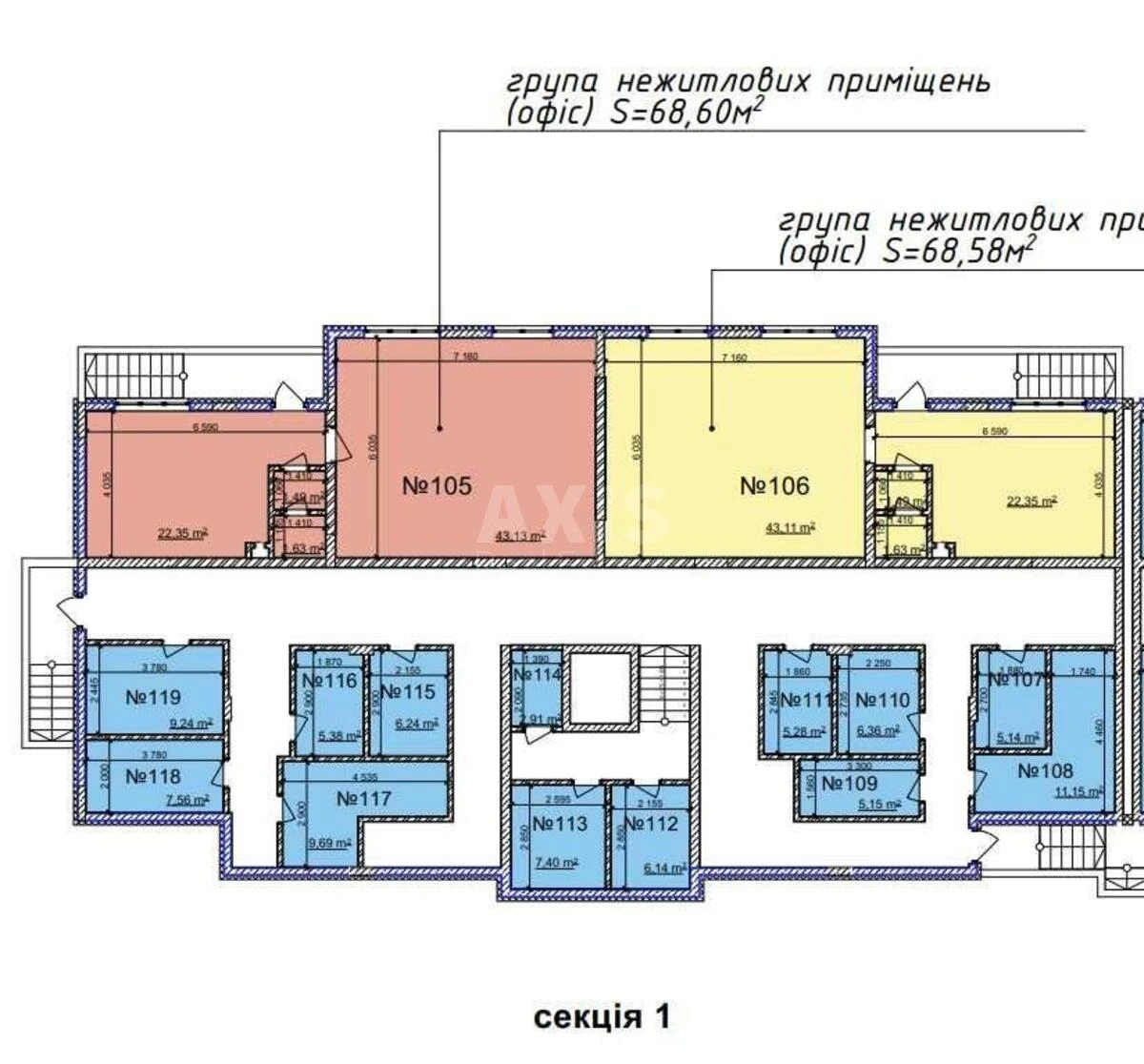 Trade object vul. Metrologichna 56, 68m2719193