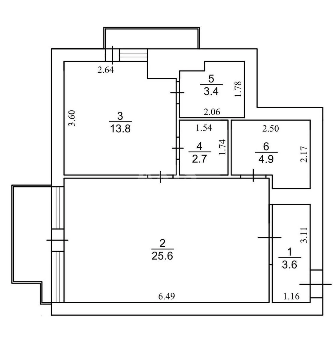 1k apartment vul. Lypkivs'kogo Vasylja Mytropolyta 37В5774213