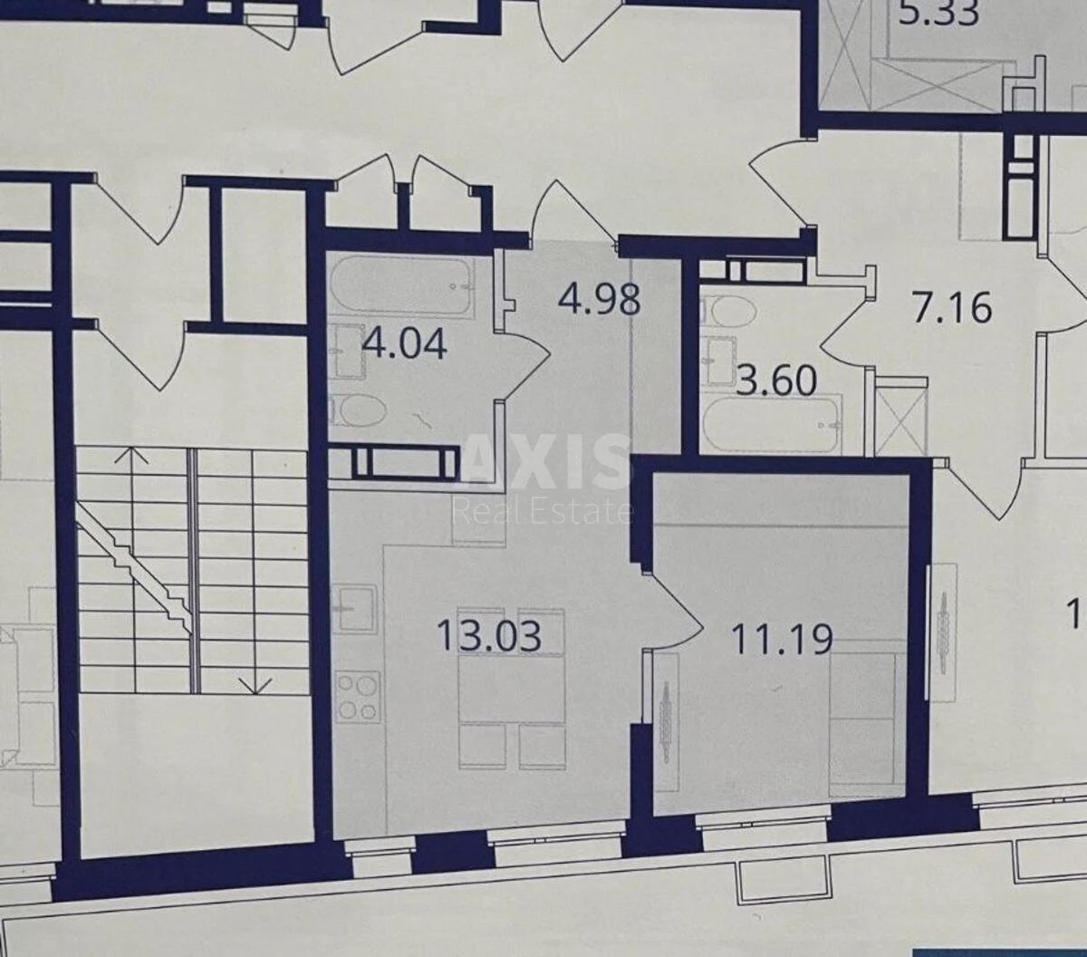 1k apartment shose Stolychne 1Б6455917