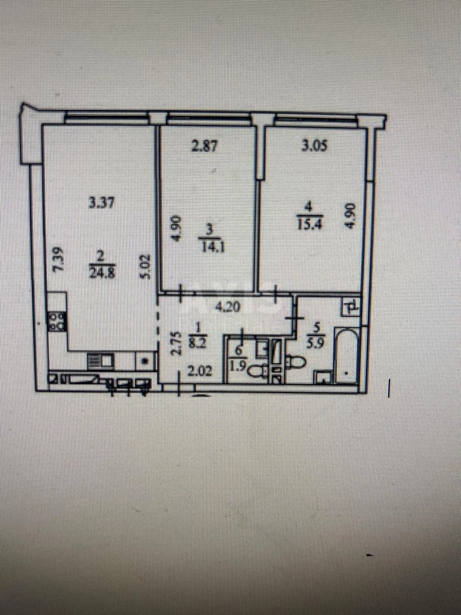 2k apartment vul. Viktora Nekrasova 66862913